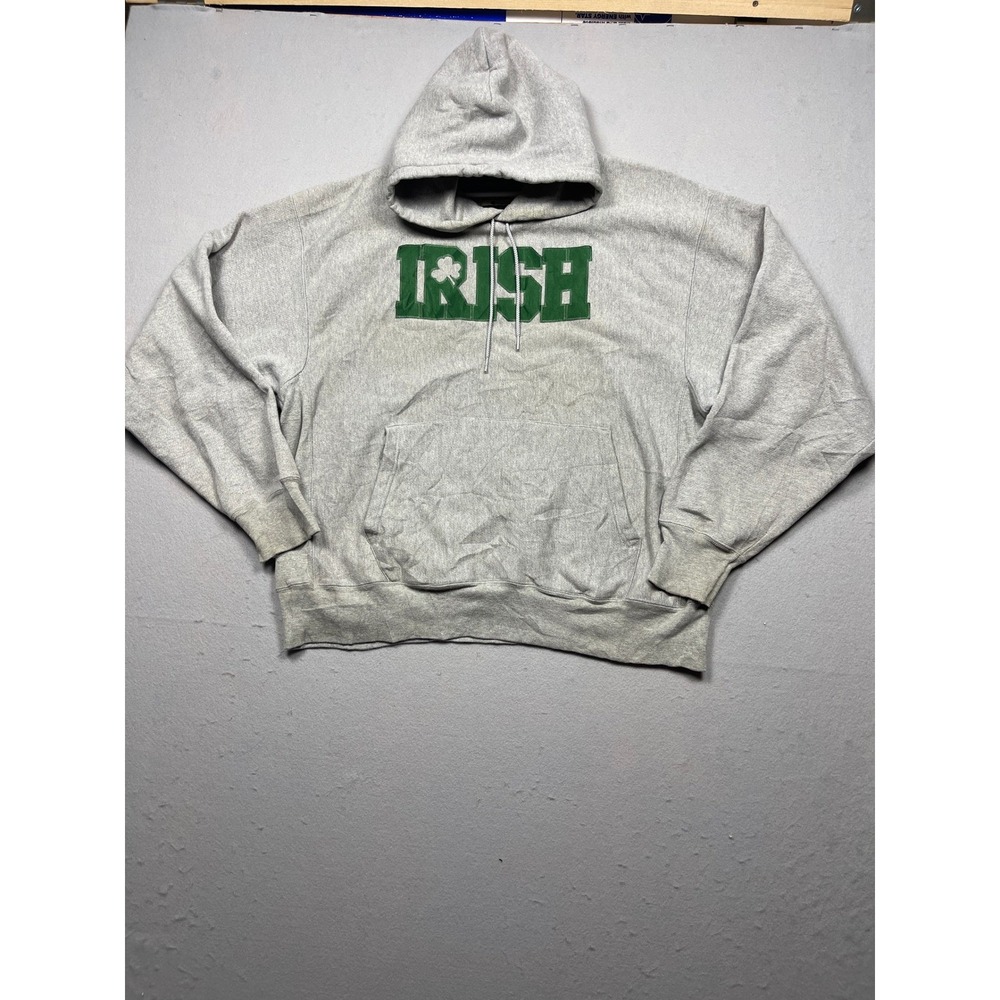 Champion Hoodie Cotton Polyester Heather Gray XL Mens